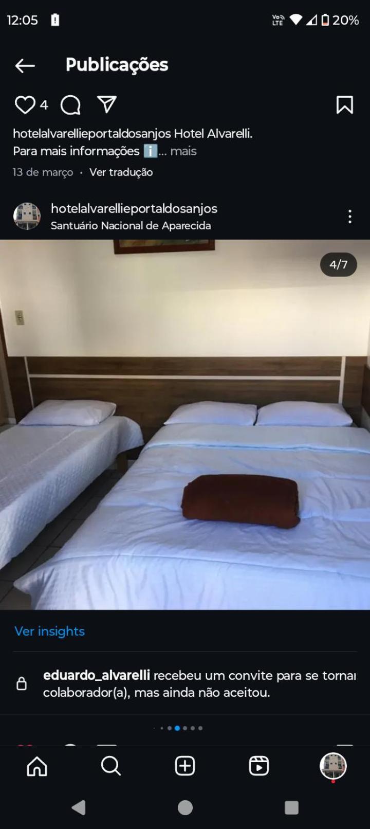 Hotel Portal Dos Anjos Aparecida Kültér fotó