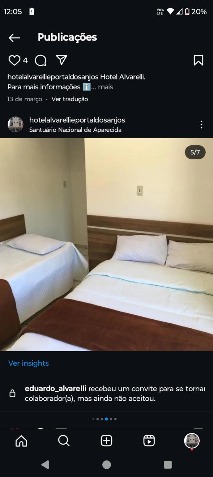Hotel Portal Dos Anjos Aparecida Kültér fotó
