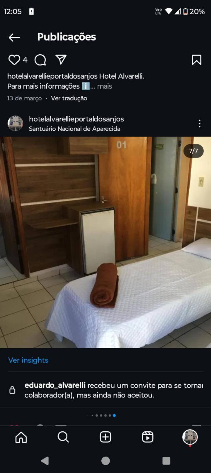 Hotel Portal Dos Anjos Aparecida Kültér fotó